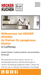 Mobile Screenshot of hecker-kuechen.de